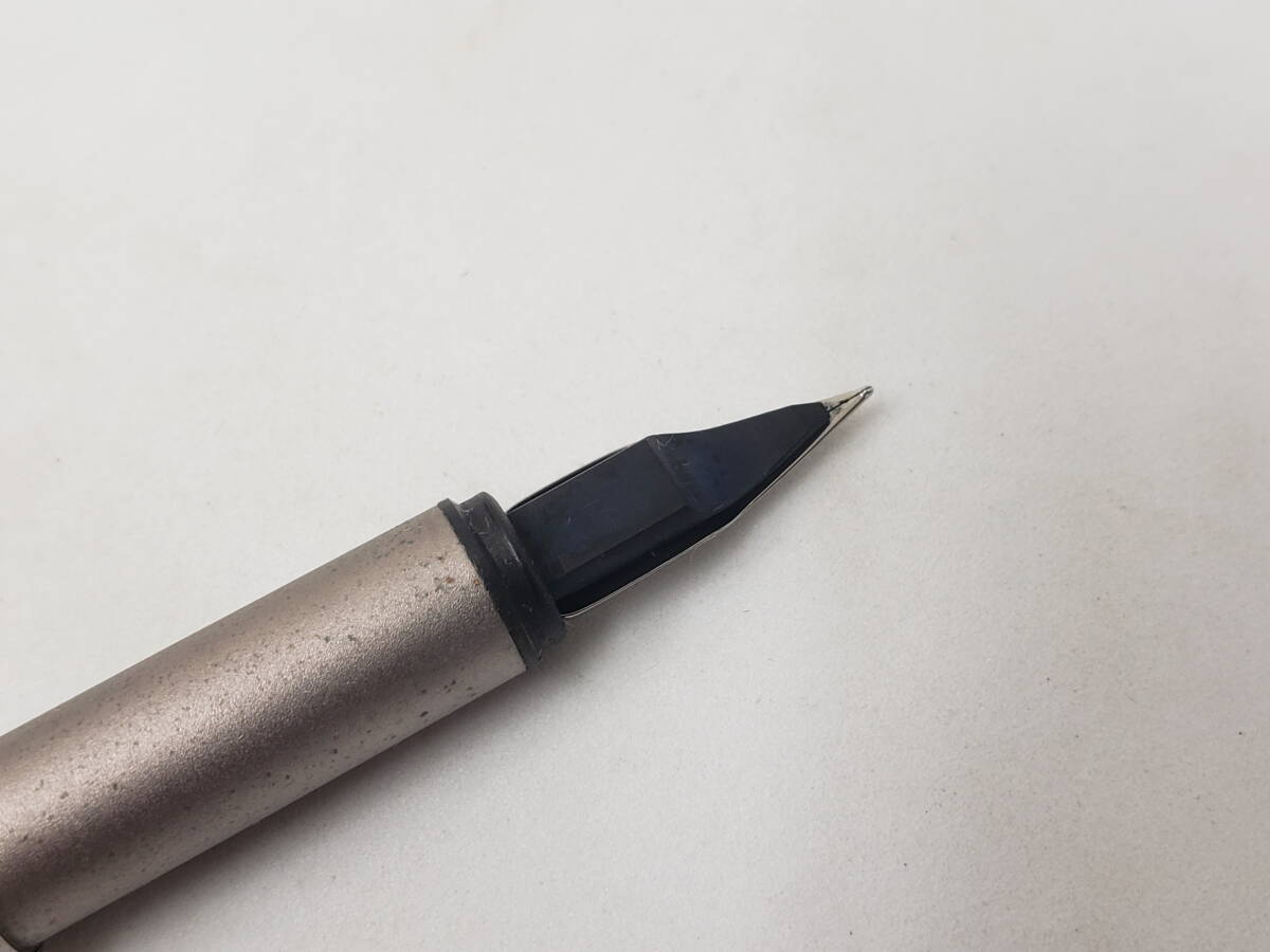 MONTBLANC モンブラン ノブレス 万年筆 シルバー ペン先MB 筆記用具 文房具 保管品 激安1円スタート_画像4