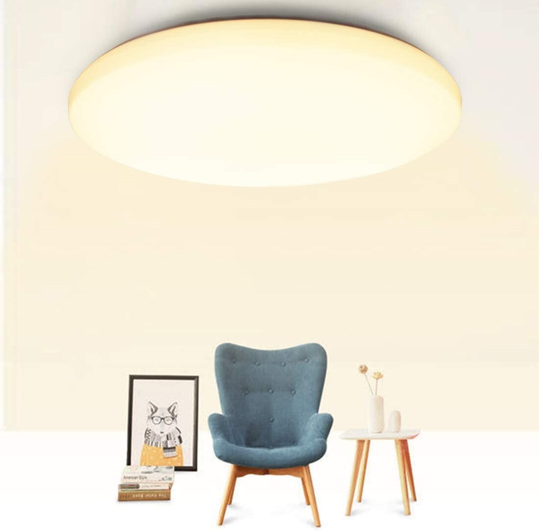 LEDシーリングライト 35w 8~10畳 電球色のみ 4200lm 天井ライト照明器具 PSE認証済 女性簡単取付（暖光色） _画像1