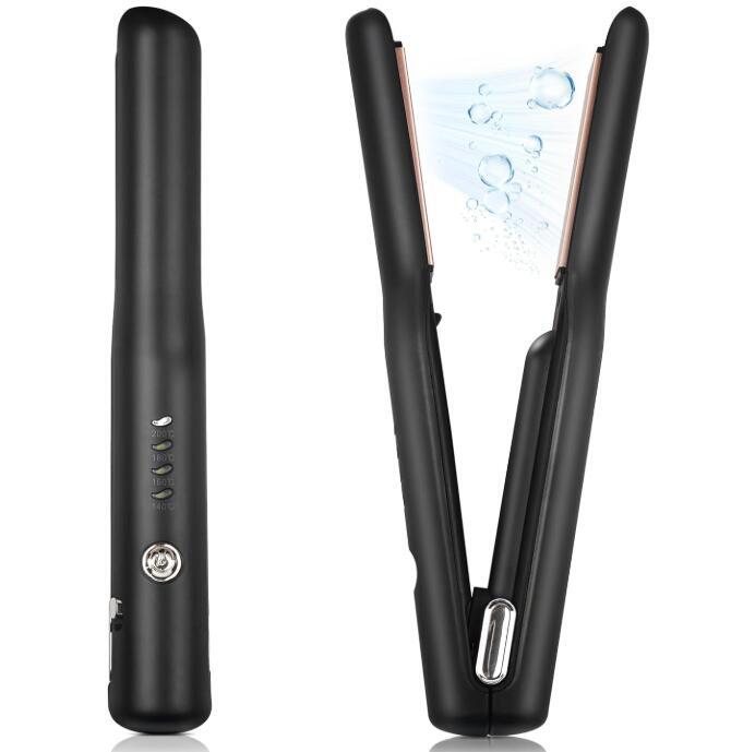 ヘアアイロン コードレス 2way ストレートアイロン コードレスヘアアイロン black_画像1