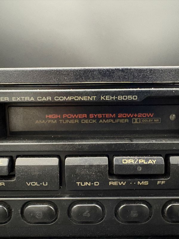  текущее состояние товар Junk Pioneer Carozzeria Carrozzeria KEH-8050 старый машина кассетная дека retro 