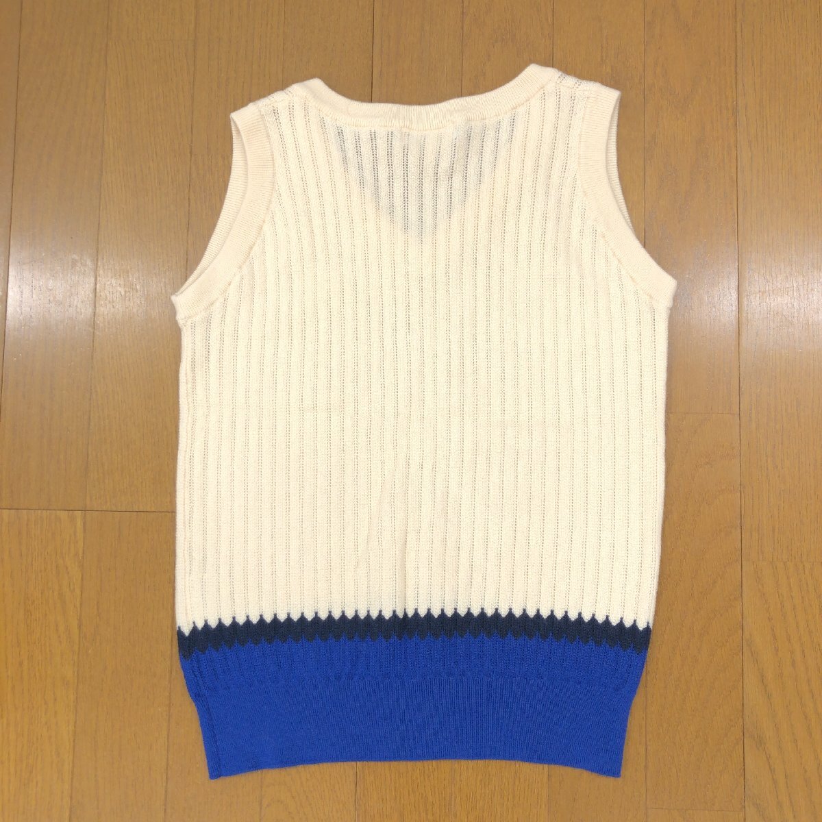 Callaway キャロウェイ ウール100% ゴルフベスト M 白 ホワイト セーター チョッキ ゴルフウェア インナーウェア レディース 婦人_画像2