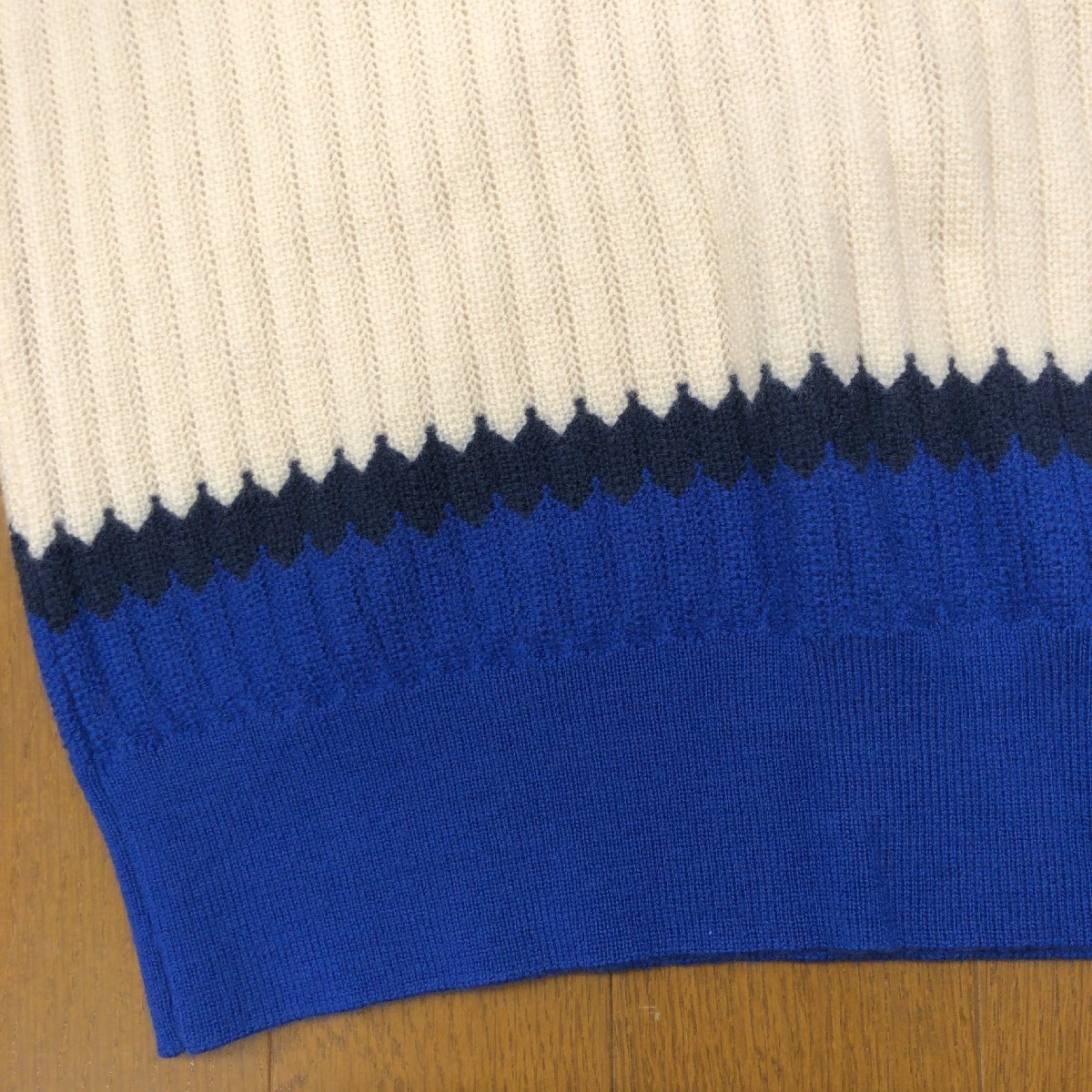 Callaway キャロウェイ ウール100% ゴルフベスト M 白 ホワイト セーター チョッキ ゴルフウェア インナーウェア レディース 婦人_画像7