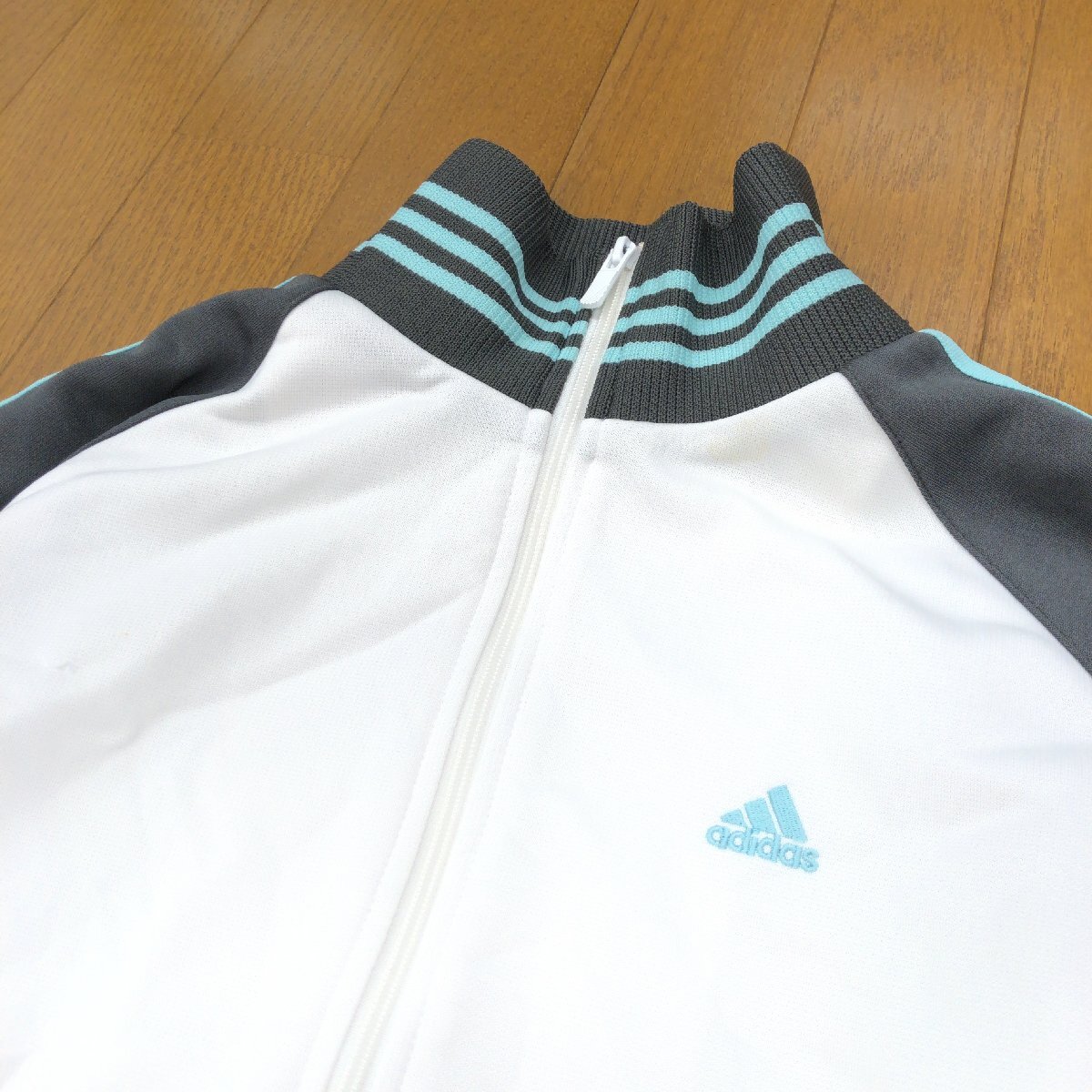 adidas アディダス スリーライン ジャージ ジャケット L トラックジャケット 羽織り トレーニング スポーツ レディース 婦人_画像5