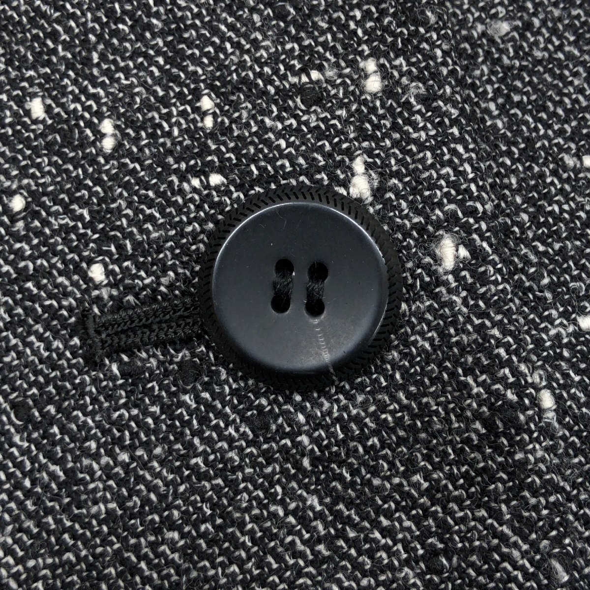 ●Leilian レリアン ウール テーラードジャケット 13(XL) ダークグレー 日本製 羽織り LL 2L ゆったり 大きい ウールジャケット レディース_画像5