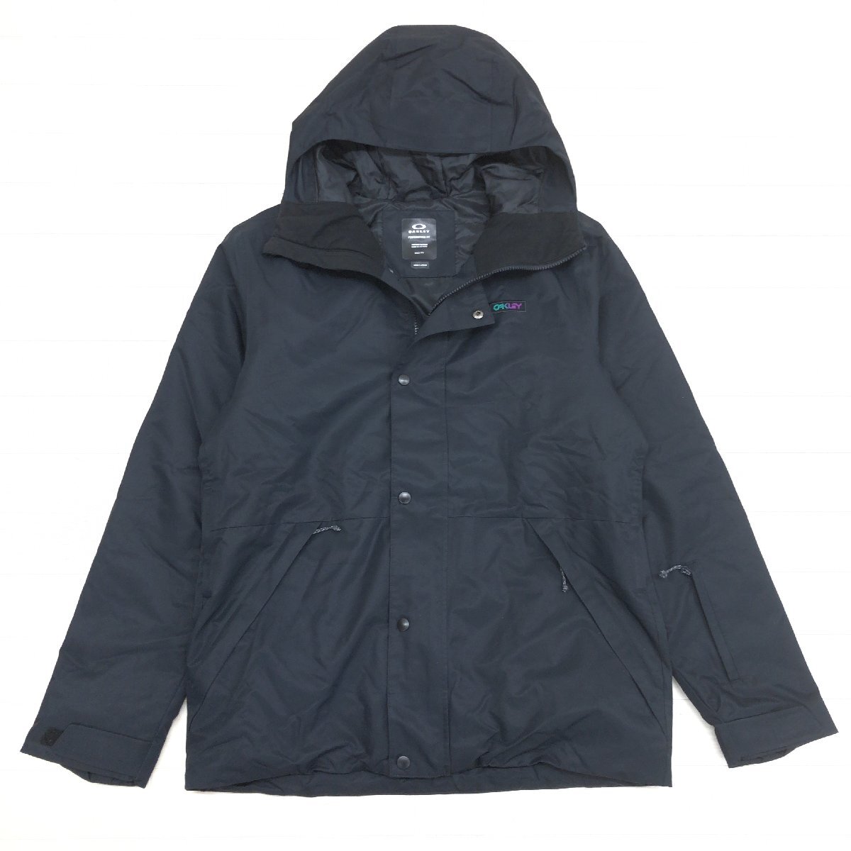 ◆OAKLEY オークリー 定価20,900円 Range Rc Jacket スノージャケット M 黒 ブラック スノボー スキー ウィンタースポーツ 耐久撥水 速乾_画像1