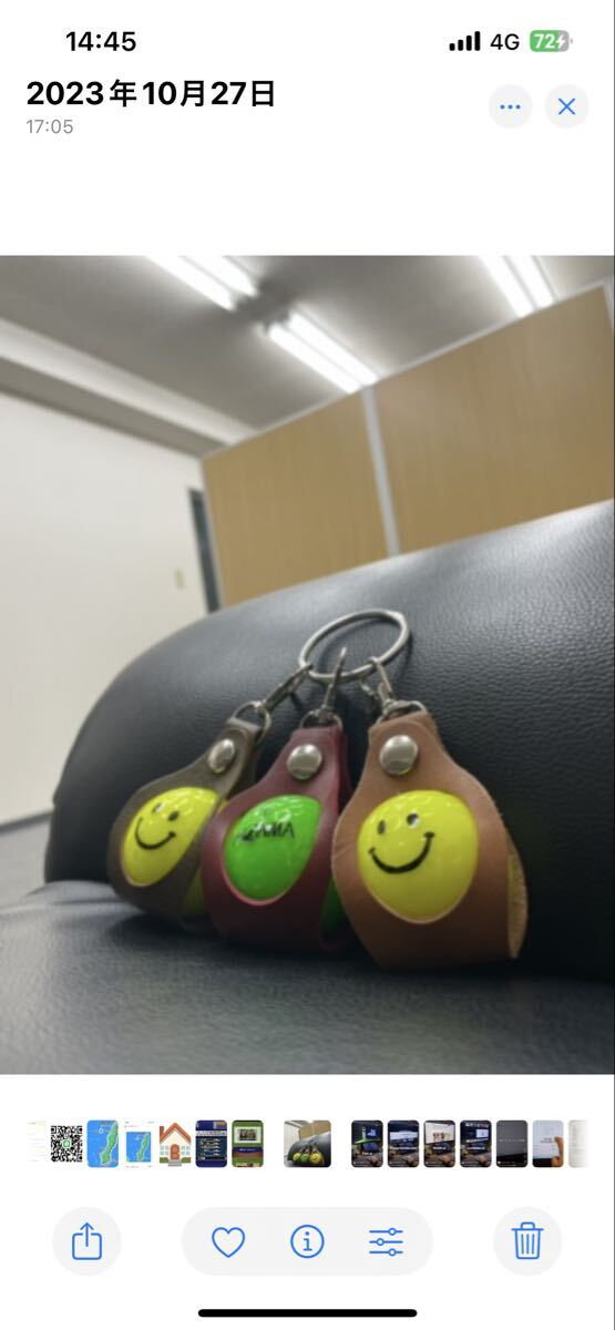 本革 ハンドメイド ゴルフボールケース ゴルフコンペ 景品 プレゼントに最適 レザークラフト 1点物 高級感 耐久性_画像6