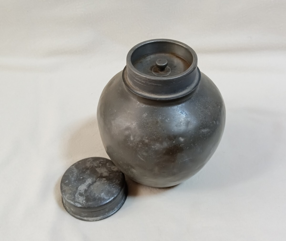  жестяной чай . старый . чай .. магазин 9 правый ..630g. чай . Edo период . чайная церемония зеленый чай зеленый чай металлические изделия 