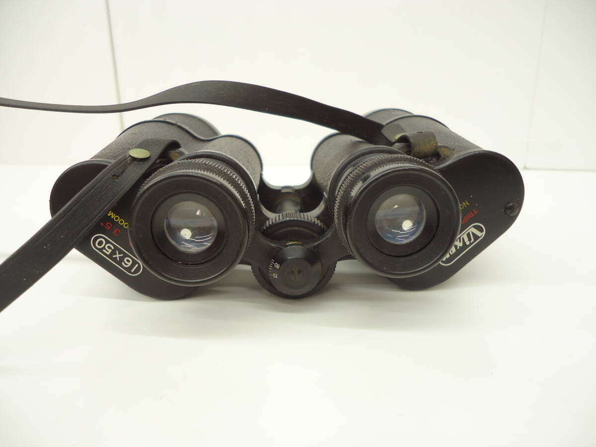 雑貨祭 双眼鏡 Vixen TRIPLE TESTED No.406S233 16×50 FIELD 3.5° 6IM AT 1000M カビあり_画像7