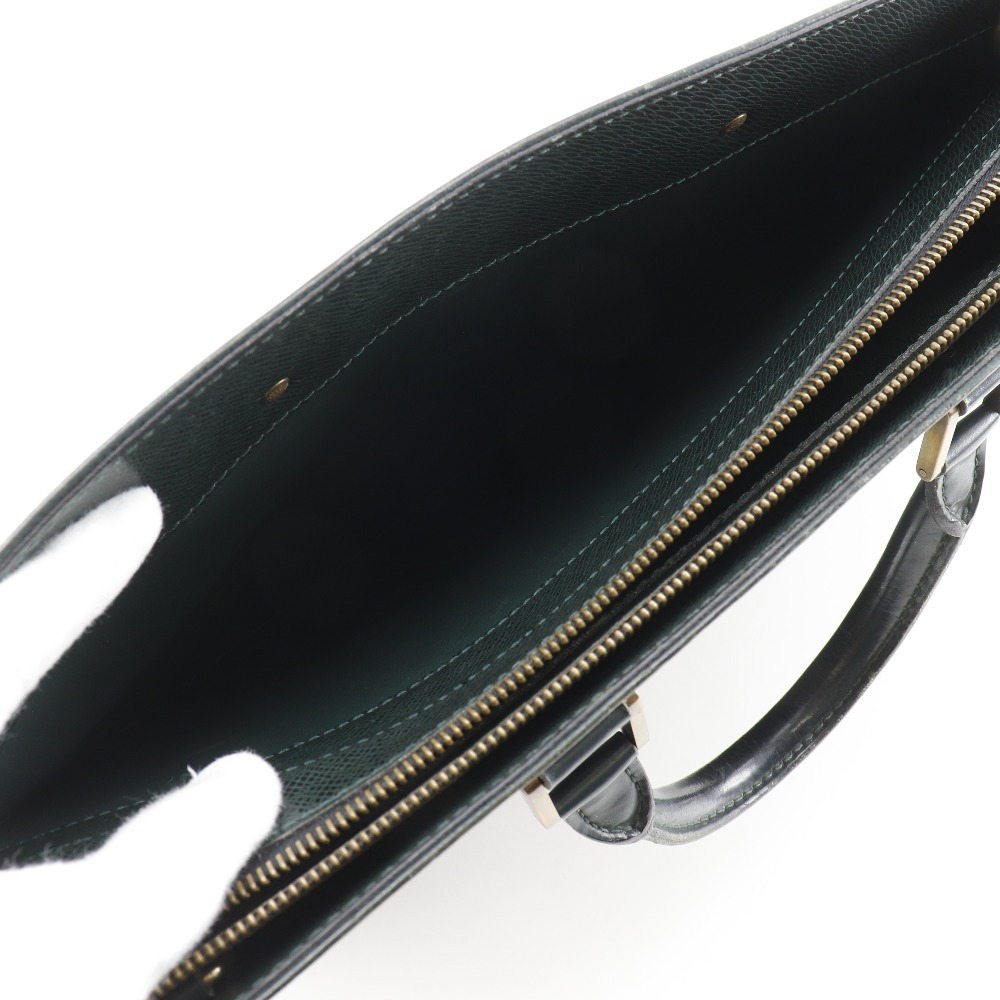LOUIS VUITTON ルイ・ヴィトン ポルト ドキュマン・ロザン M30054 VI0919 ビジネスバッグ タイガ エピセア 深緑 メンズ【I201525065】中古_画像7