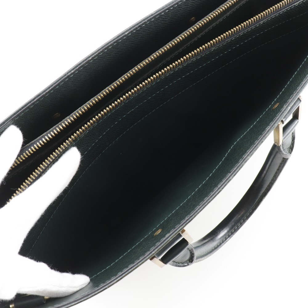 LOUIS VUITTON ルイ・ヴィトン ポルト ドキュマン・ロザン M30054 VI0919 ビジネスバッグ タイガ エピセア 深緑 メンズ【I201525065】中古_画像8