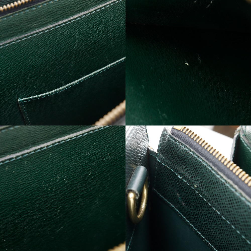 LOUIS VUITTON ルイ・ヴィトン ポルト ドキュマン・ロザン M30054 VI0919 ビジネスバッグ タイガ エピセア 深緑 メンズ【I201525065】中古_画像9