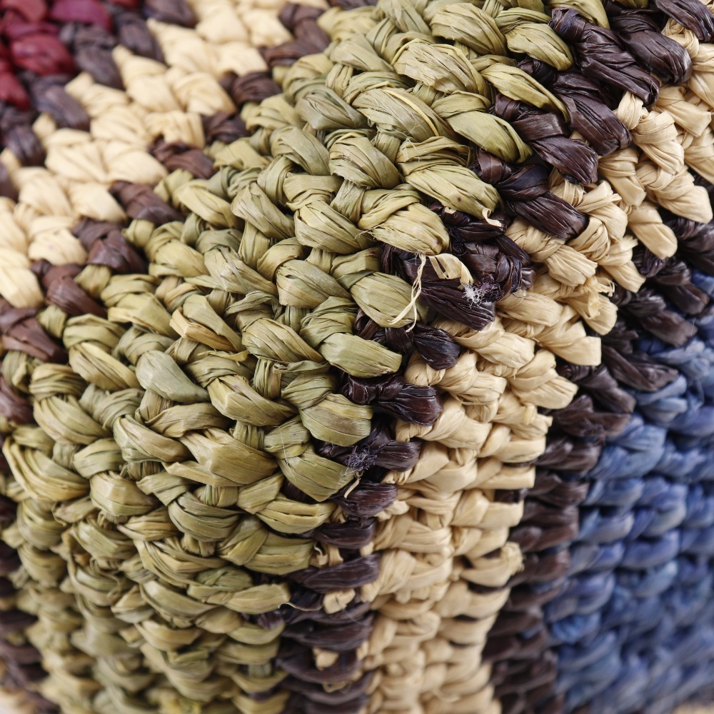 BALENCIAGA バレンシアガ カゴバッグ トートバッグ ラフィア×レザー レディース【I180125336】中古_画像6