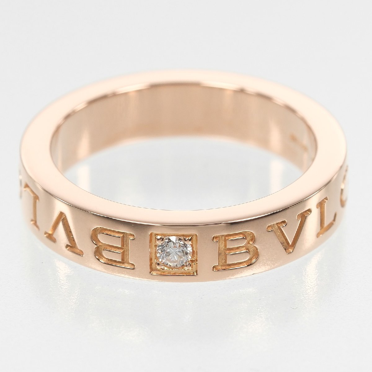  BVLGARY кольцо Be Zero One Esse n автомобиль ru10.5 номер кольцо K18PG розовое золото бриллиант примерно 6.6g BVLGARI[I192625049] б/у 