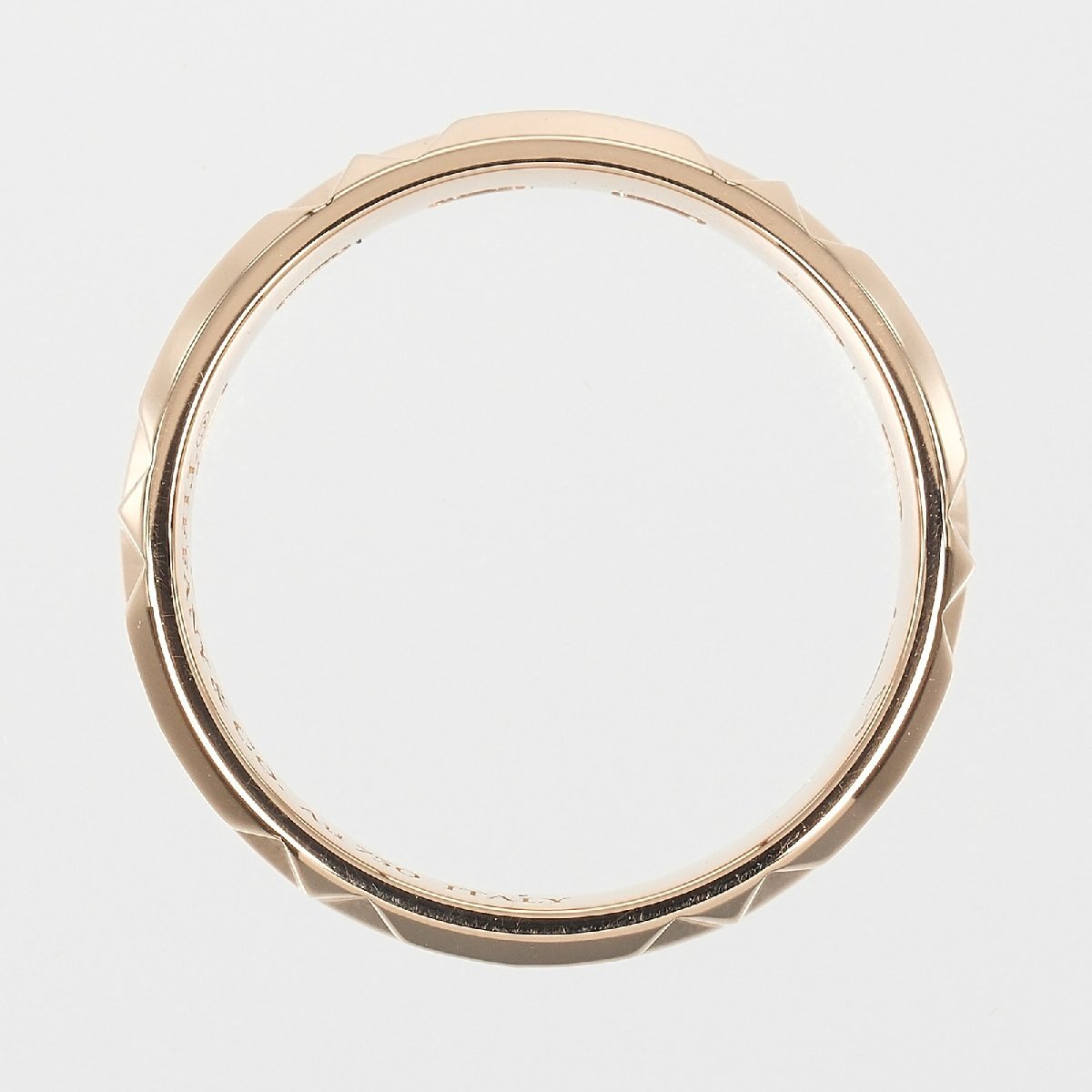 ティファニー リング Tトゥルー 19号 指輪 8mmバンド K18PG ピンクゴールド 約9g TIFFANY&Co.【I192625051】中古_画像8