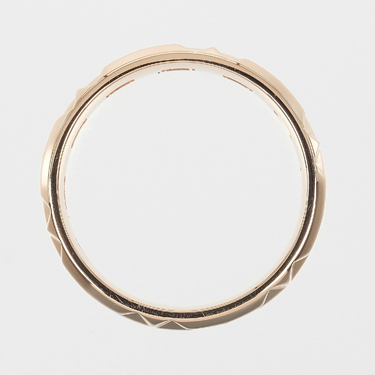 ティファニー リング Tトゥルー 19号 指輪 8mmバンド K18PG ピンクゴールド 約9g TIFFANY&Co.【I192625051】中古_画像9