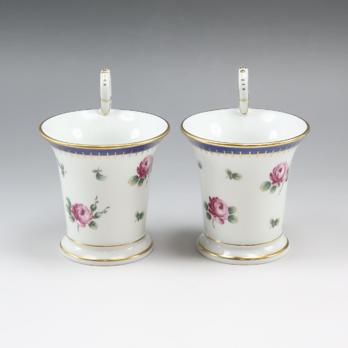 リチャードジノリ プリンセスローズ 食器 チョコレート カップ＆ソーサー×2 Richard Ginori【S202825291】中古_画像4