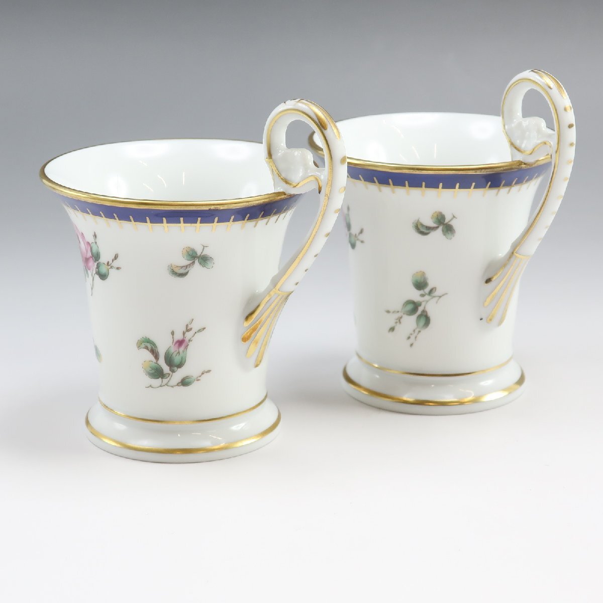 リチャードジノリ プリンセスローズ 食器 チョコレート カップ＆ソーサー×2 Richard Ginori【S202825291】中古_画像5