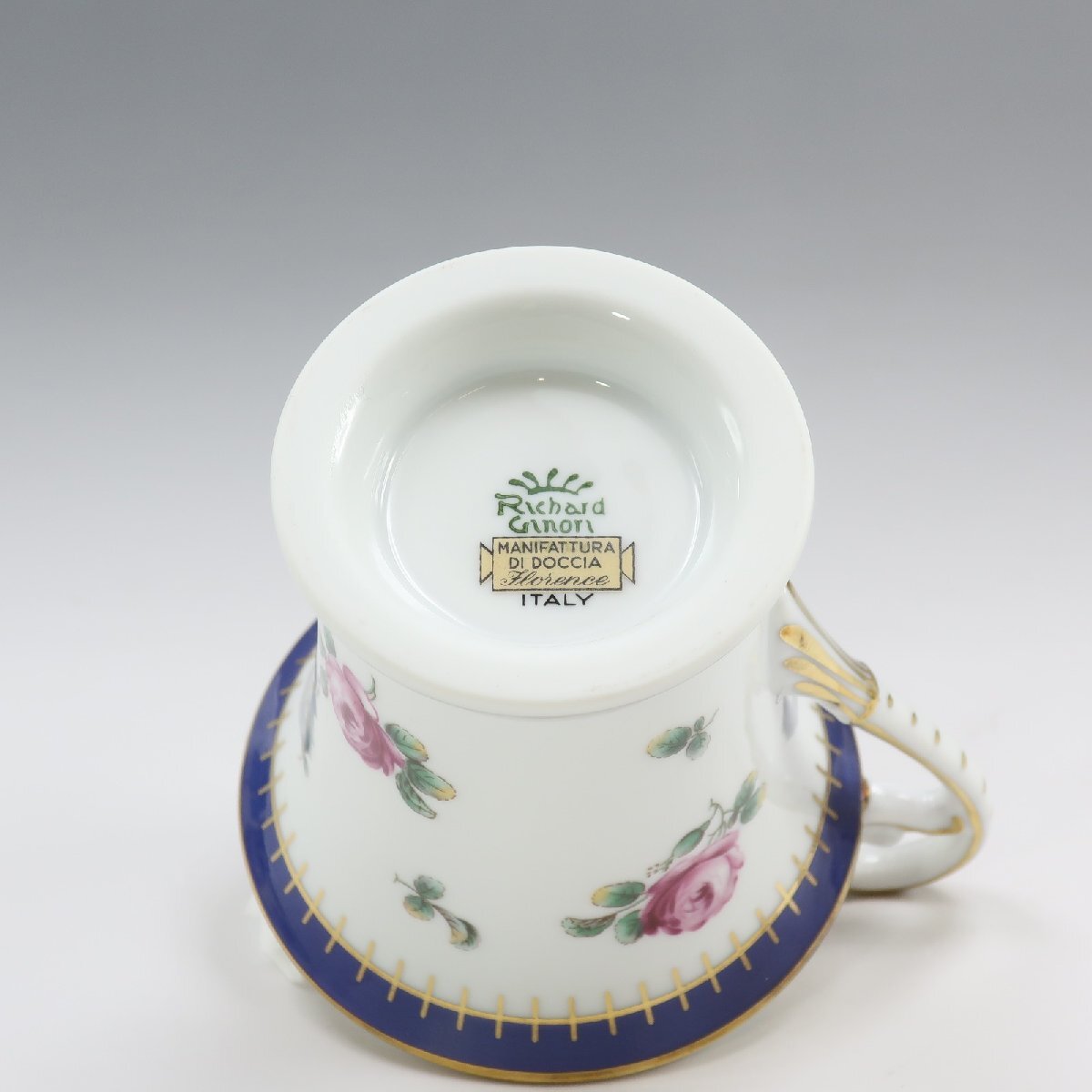 リチャードジノリ プリンセスローズ 食器 チョコレート カップ＆ソーサー×2 Richard Ginori【S202825291】中古_画像6