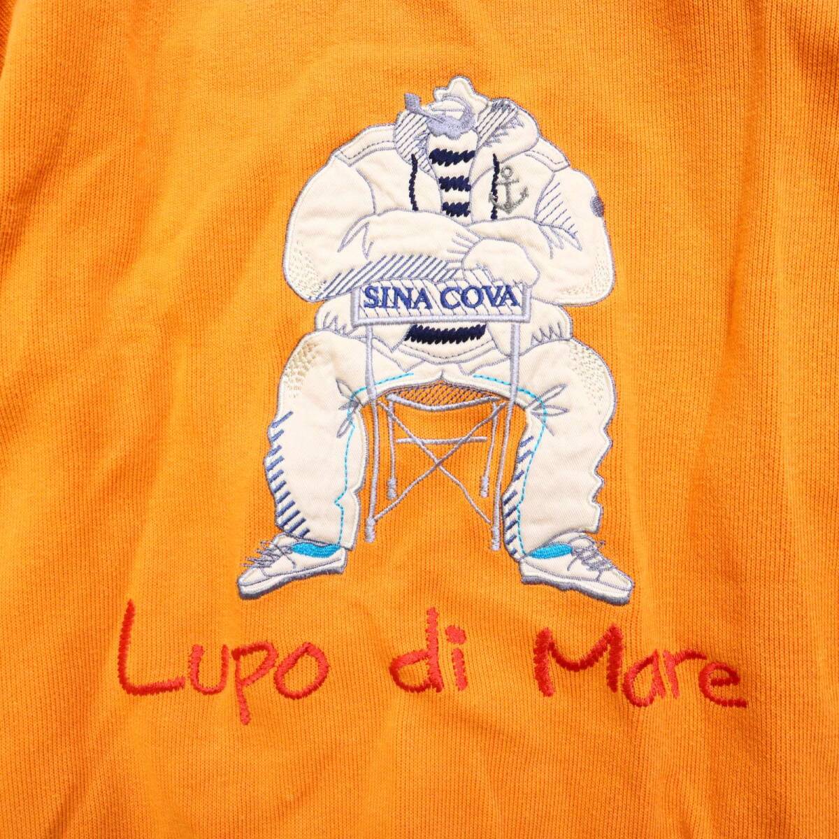 SINACOVA シナコバ 通年 ロゴ 刺繍&ワッペン★ スウェット トレーナー Sz.L　メンズ 日本製_画像4