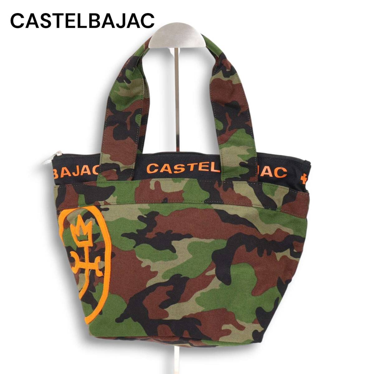 [ прекрасный товар ]CASTELBAJAC Castelbajac камуфляж камуфляж рисунок * большая сумка Mini большая сумка Sz.F мужской женский 