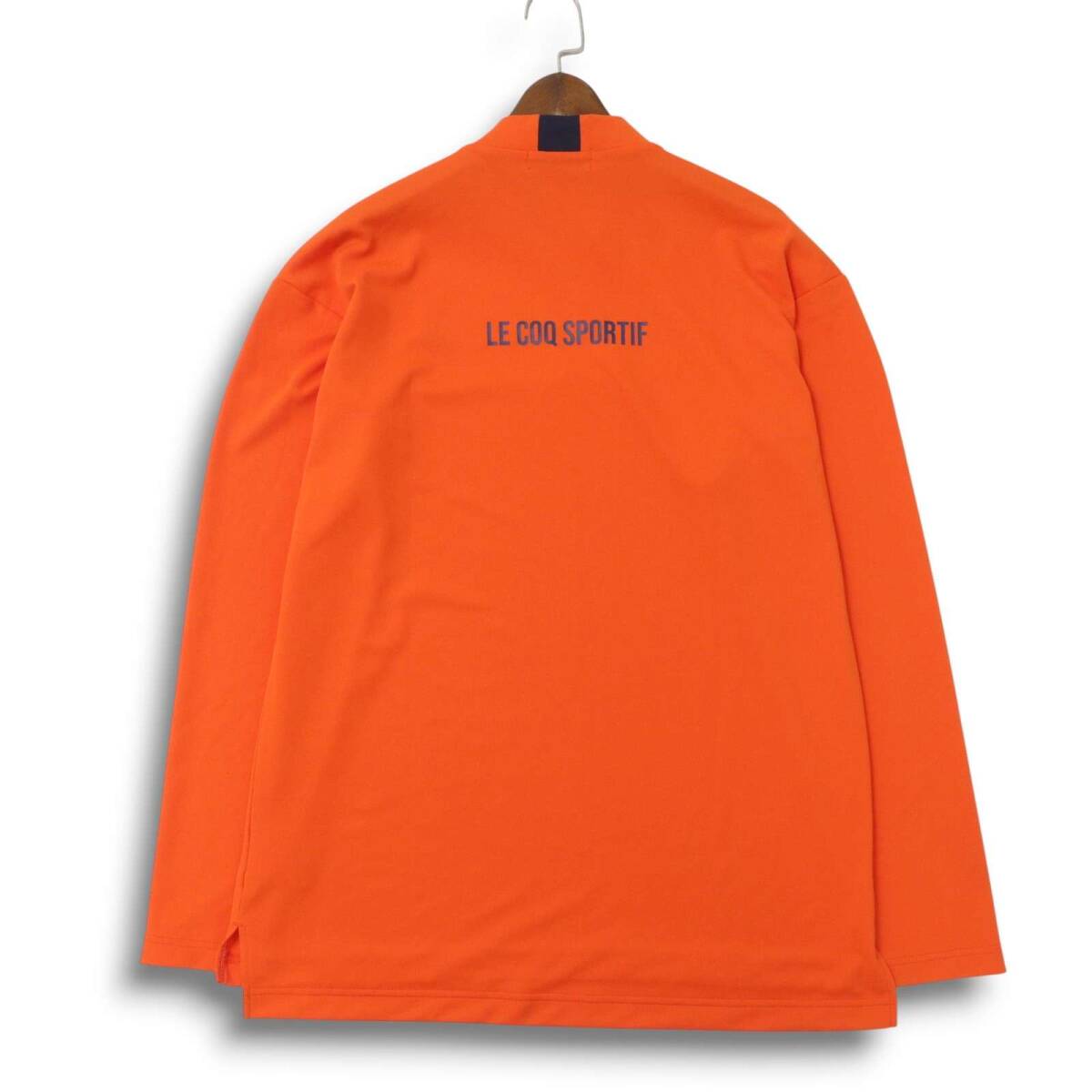 le coq sportif GOLF ルコック スポルティフ ゴルフ 通年★ ロゴ モックネック 長袖 シャツ Sz.LL メンズ 大きいサイズ_画像6