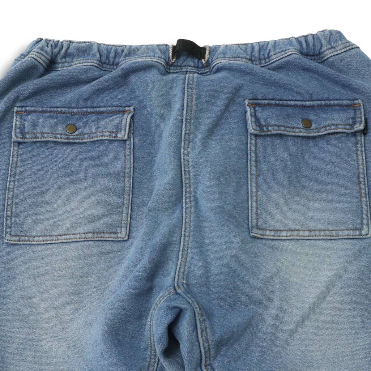 BILLABONG ビラボン USED加工★ストレッチ スウェット デニム クライミング パンツ ジーンズ Sz.L メンズ_画像6