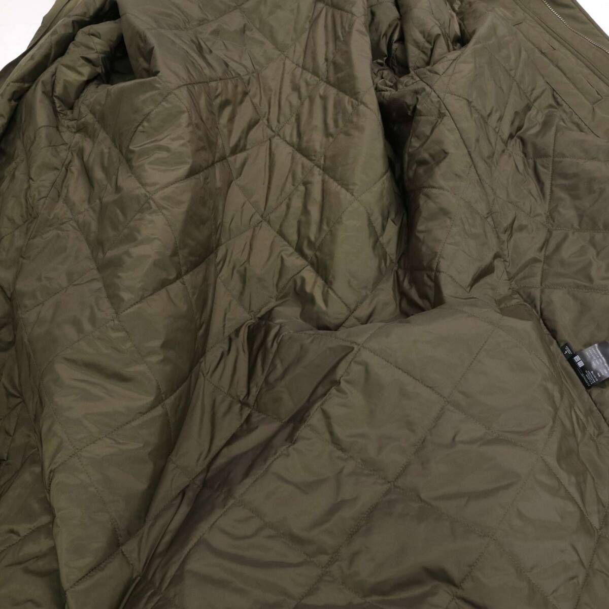 24AW★ UNIQLO:C ユニクロC 秋冬★ 中綿 スタンドカラー フーデッド コート Sz.L メンズ_画像6