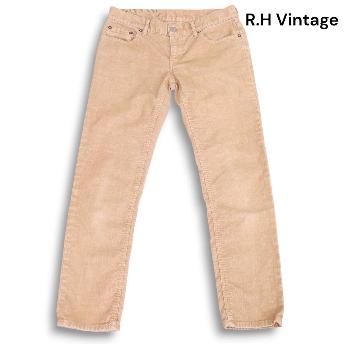 R.H Vintage ロンハーマン ヴィンテージ 秋冬 ストレッチ コーデュロイ★ パンツ Sz.24 レディース 日本製_画像1