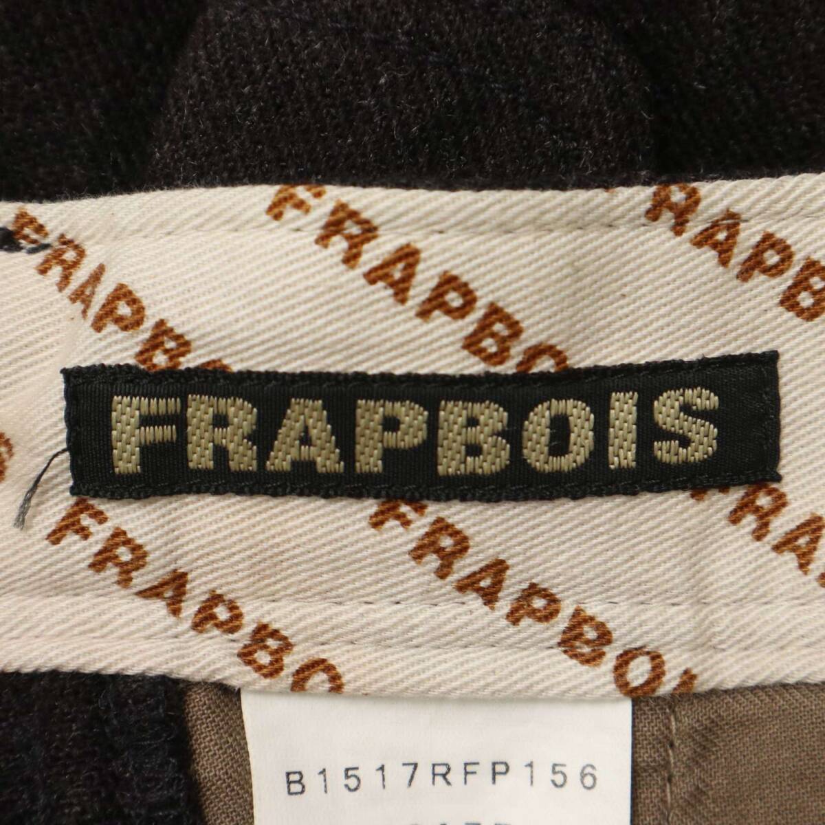 FRAPBOIS Frapbois осень-зима шерсть .* твид "в елочку" переключатель обезьяна L конический брюки-карго Sz.2 мужской 