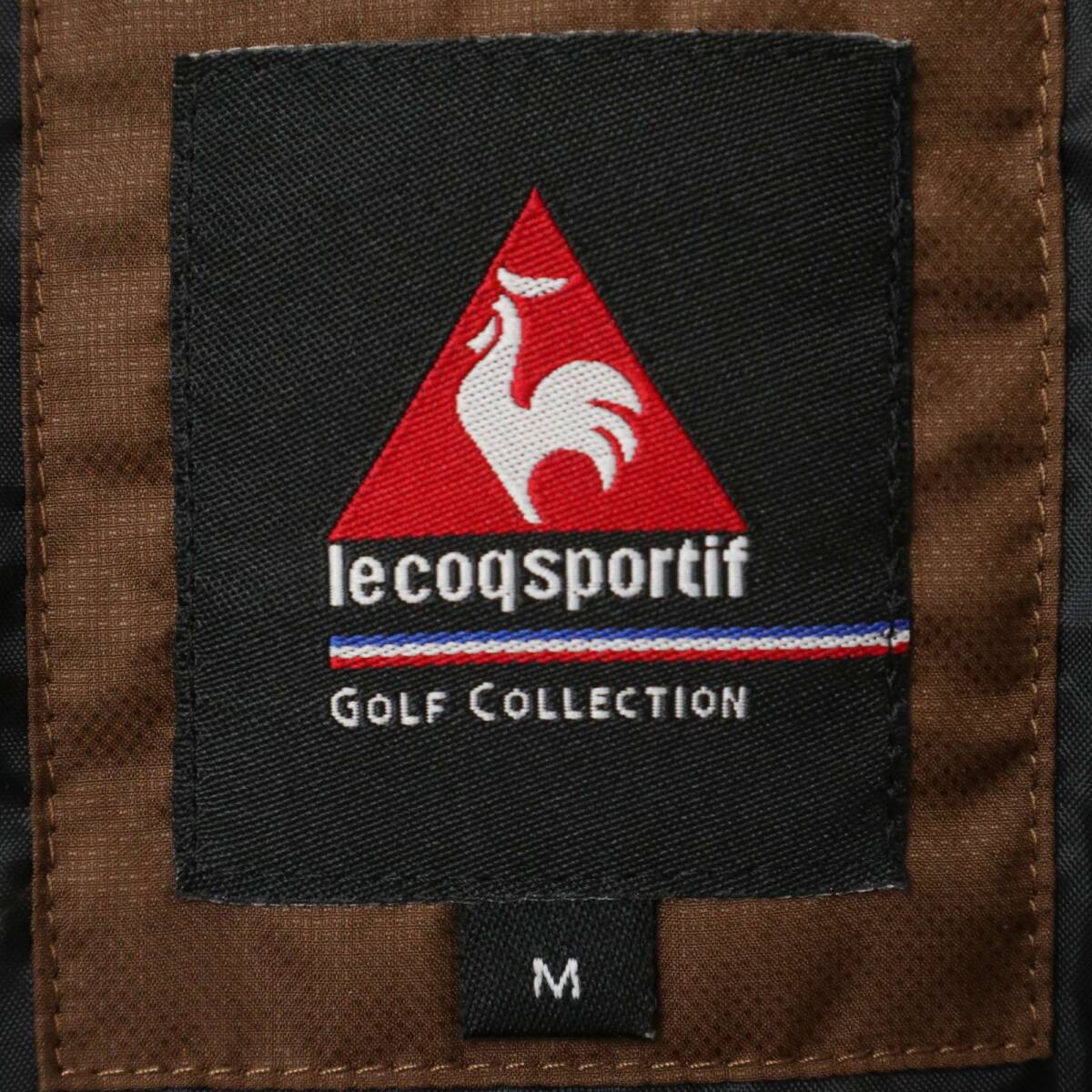 le coq sportif GOLF ルコック スポルティフ ゴルフ ロゴ★ 中綿 ウィンドブレーカー ジャケット ブルゾン Sz.M メンズ_画像6
