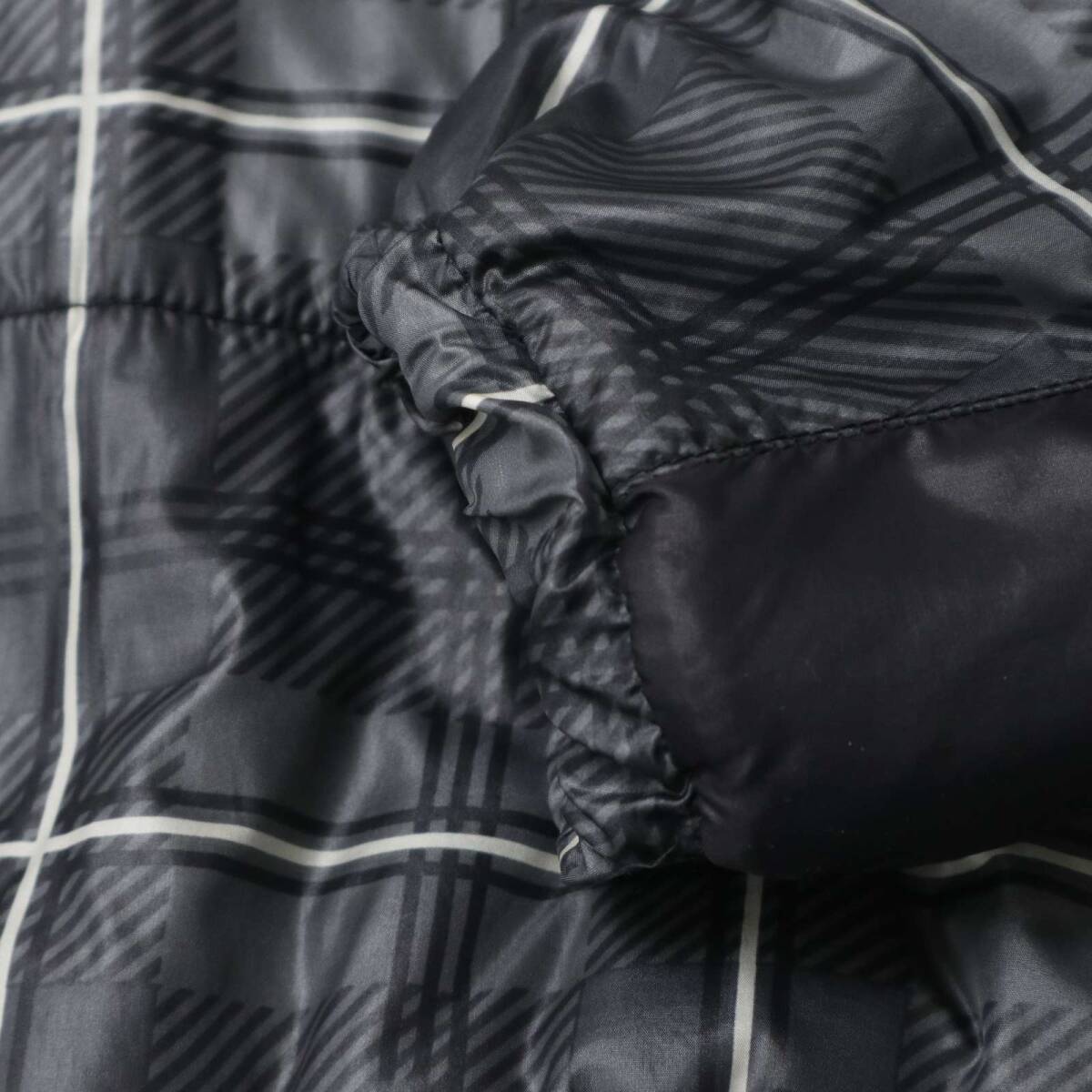 le coq sportif GOLF ルコック スポルティフ ゴルフ 秋冬★ チェック切替 ナイロン 中綿 ジャケット ブルゾン Sz.L メンズ_画像3