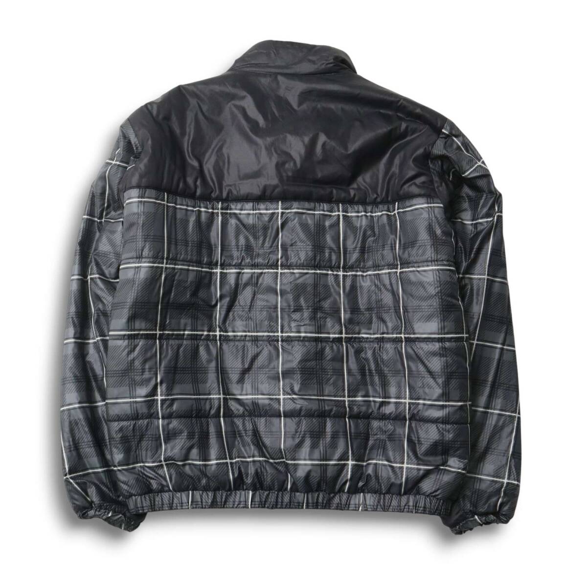 le coq sportif GOLF ルコック スポルティフ ゴルフ 秋冬★ チェック切替 ナイロン 中綿 ジャケット ブルゾン Sz.L メンズ_画像4