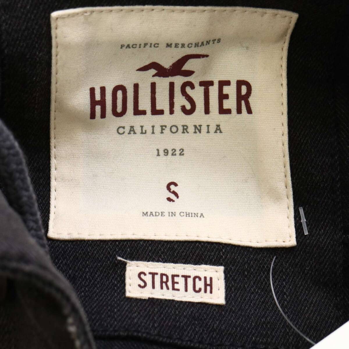  новый товар не использовался * HOLLISTER Hollister тренировочный переключатель * повреждение обработка G Jean f-ti- Denim жакет Sz.S мужской пепел 