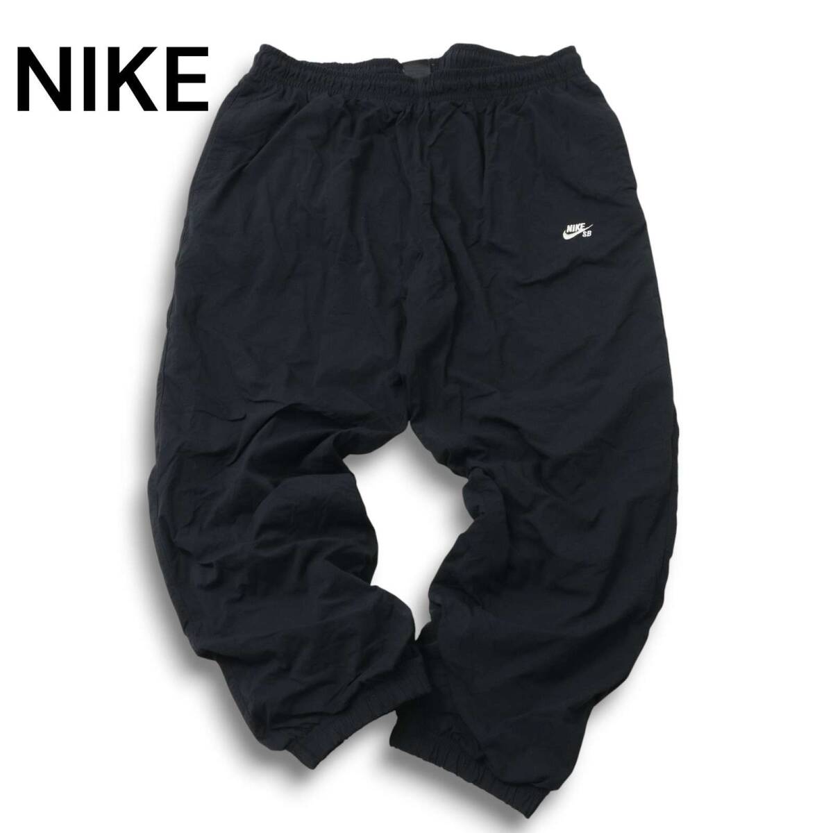 NIKE SB ナイキ エスビー 通年★ 裏地メッシュ トラック スケート イージー パンツ Sz.M メンズ 黒_画像1