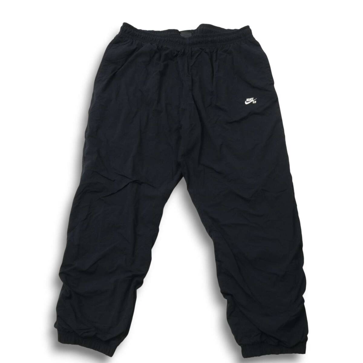 NIKE SB ナイキ エスビー 通年★ 裏地メッシュ トラック スケート イージー パンツ Sz.M メンズ 黒_画像2