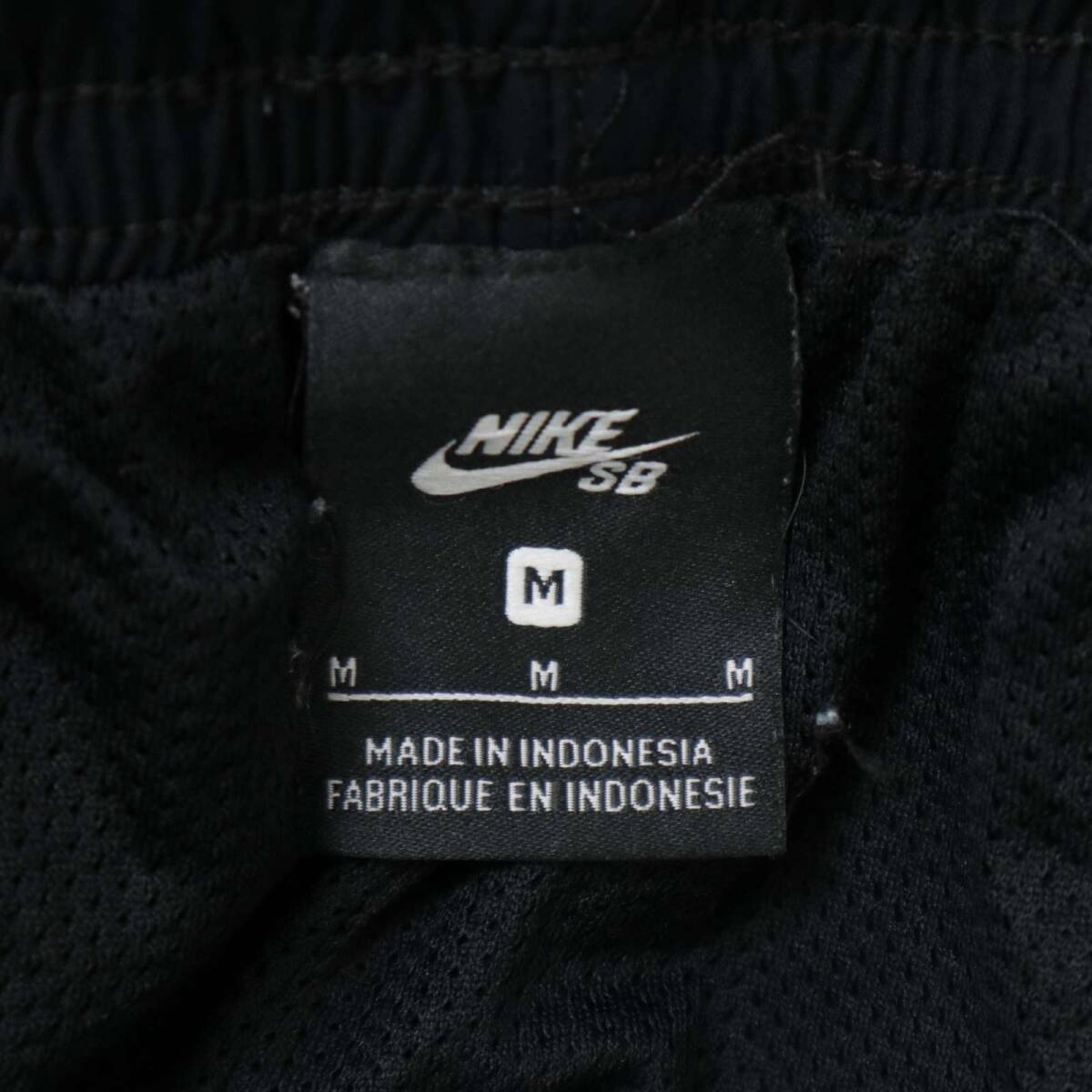 NIKE SB ナイキ エスビー 通年★ 裏地メッシュ トラック スケート イージー パンツ Sz.M メンズ 黒_画像8