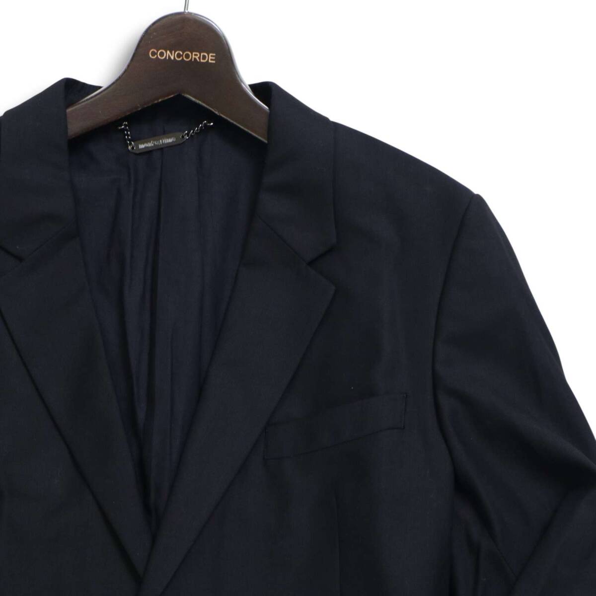 MONKEY TIME モンキータイム ユナイテッドアローズ 通年★ ポリレーヨン チェスター コート Sz.S メンズ 黒_画像2