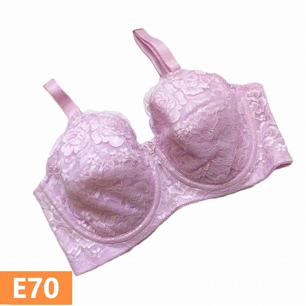 シャンデール ブラジャー E70 エレガント ピオニーパープル 新品未使用 サンプル フルカップ 補正 補整 ワイヤー入 s1219_画像1