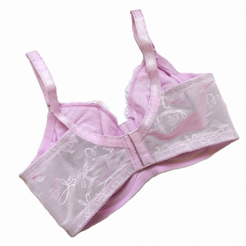 シャンデール ブラジャー E70 エレガント ピオニーパープル 新品未使用 サンプル フルカップ 補正 補整 ワイヤー入 s1219_画像2