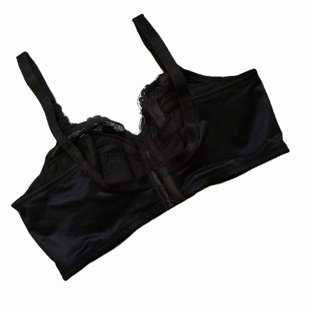 シャンデール ブラジャー E80 ベル 黒 ブラック フルカップ 新品未使用 サンプル 補正 補整 ワイヤー入り 大きいサイズ s1274_画像2