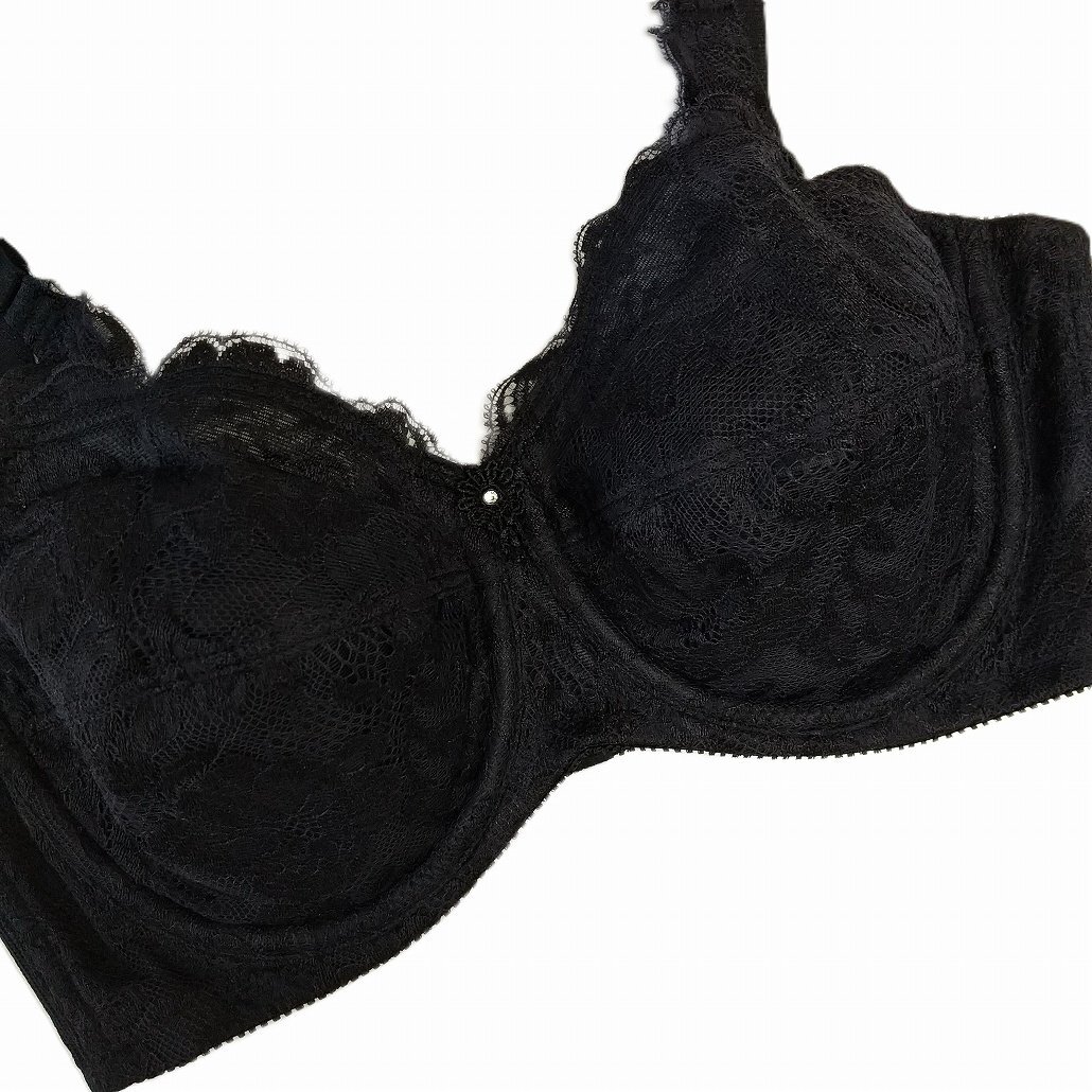 シャンデール ブラジャー E70 ベル ブラック 黒 新品未使用 サンプル フルカップ 補正 補整 ワイヤー入 s1271_画像2