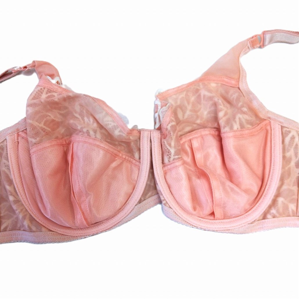 ダイアナ ブラジャー E85 ピンク ダイアジェンヌ 補正 補整 日本製 大きいサイズ USED ワイヤー入り d1327_画像3