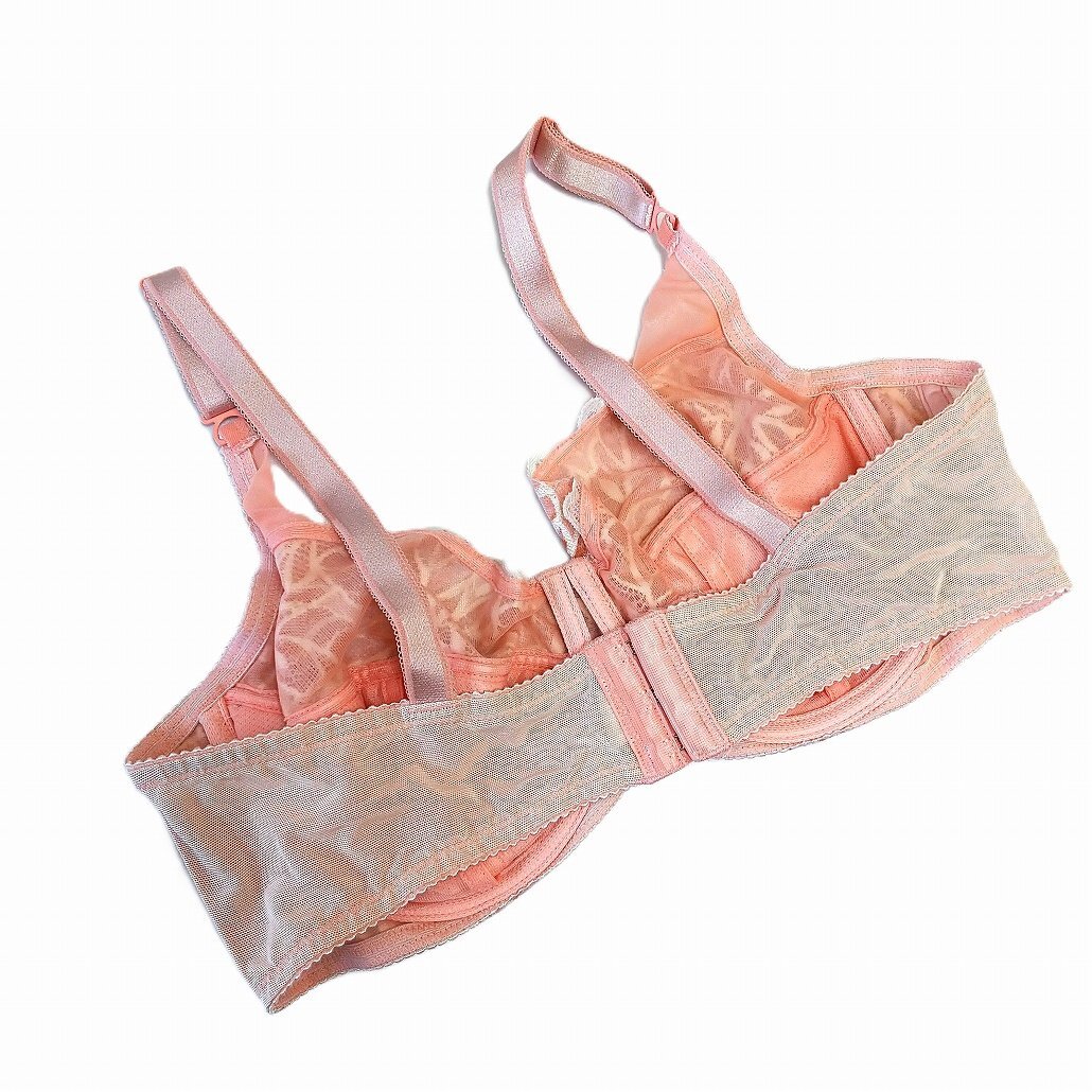 ダイアナ ブラジャー E85 ピンク ダイアジェンヌ 補正 補整 日本製 大きいサイズ USED ワイヤー入り d1327_画像2