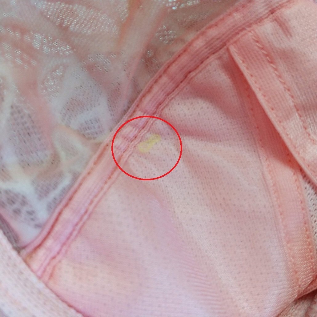 ダイアナ ブラジャー E85 ピンク ダイアジェンヌ 補正 補整 日本製 大きいサイズ USED ワイヤー入り d1327_画像4