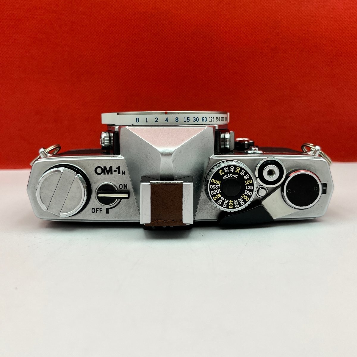 #28 OLYMPUS OM-1N シルバー フィルム一眼レフカメラ ボディ 動作品 1円スタート オリンパス_画像5