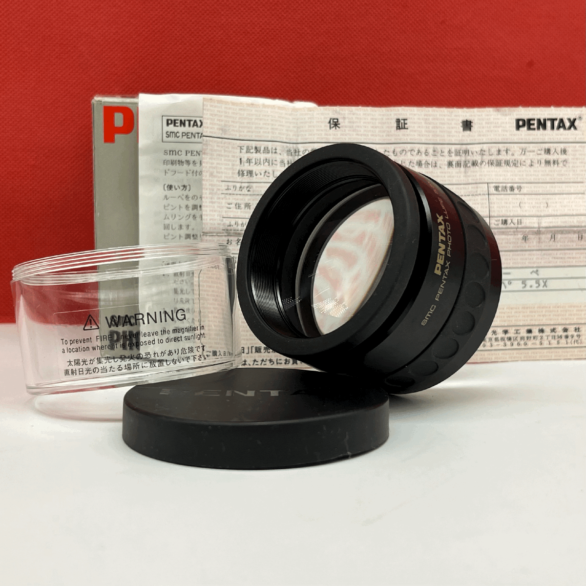 ☆51 PENTAX smc PENTAX PHOTO LUPE 5.5x カメラ アクセサリー フォトルーペ 現状品 ペンタックス_画像1