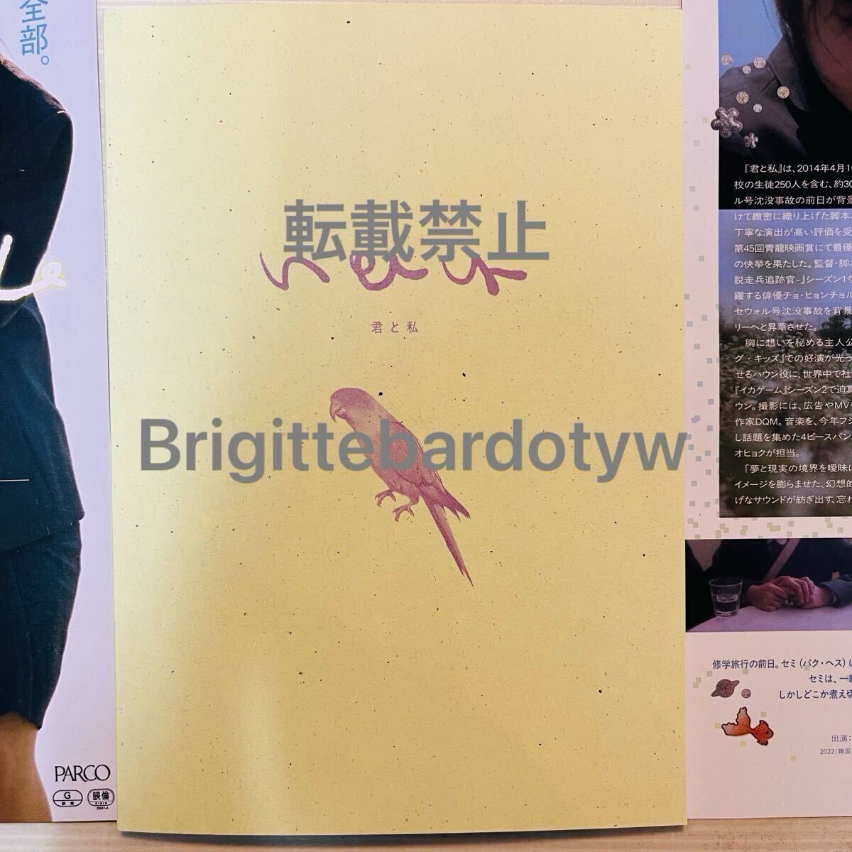 未読 映画 君と私 パンフレット チョ・ヒョンチョル パク・ヘス キム・シウン オ・ウリ キル・へヨン パク・ジョンミン_画像1