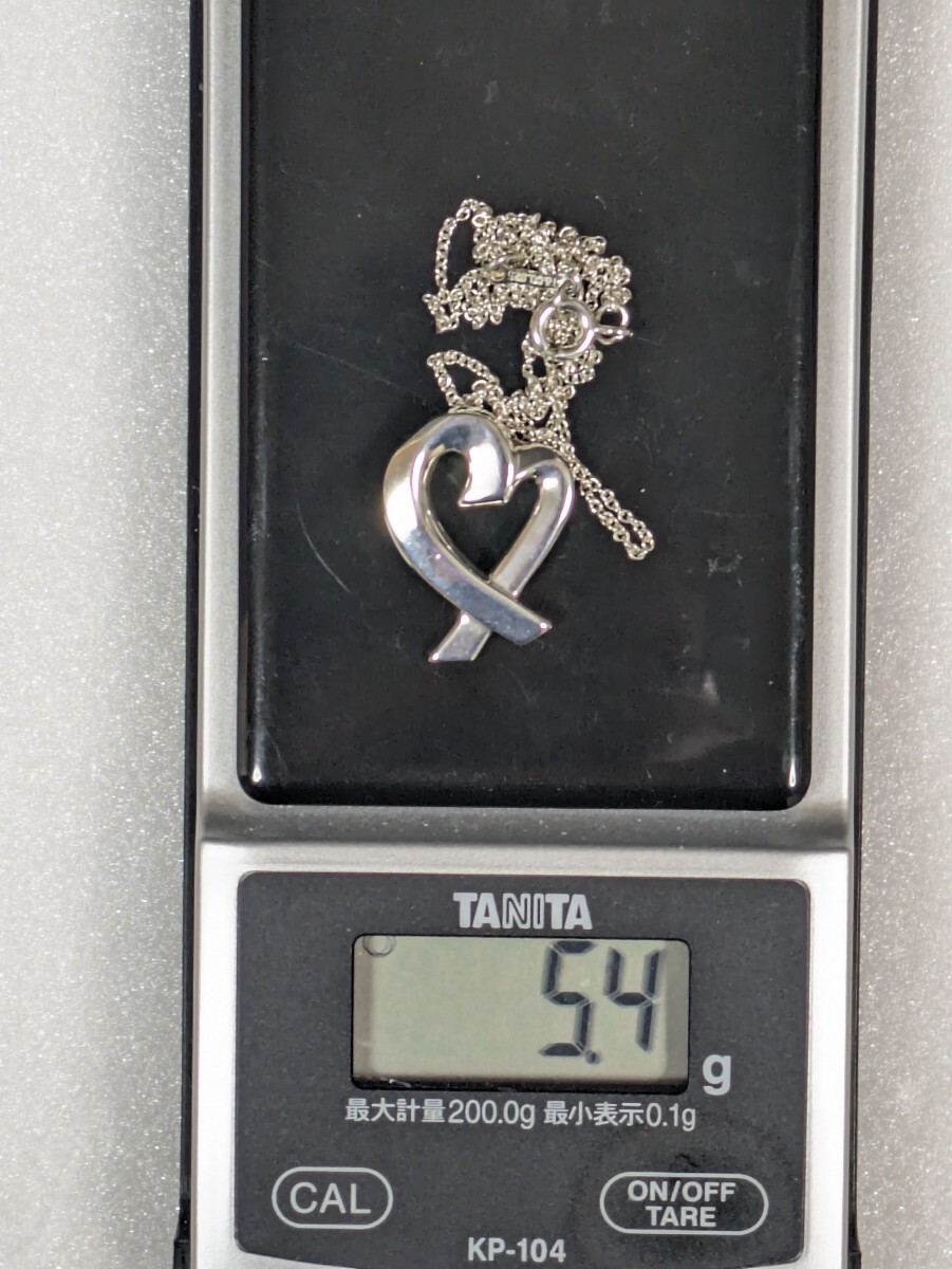 ②【TIFFANY&Co.】ティファニー パロマ・ピカソ ラビングハート ネックレス シルバー925_画像9