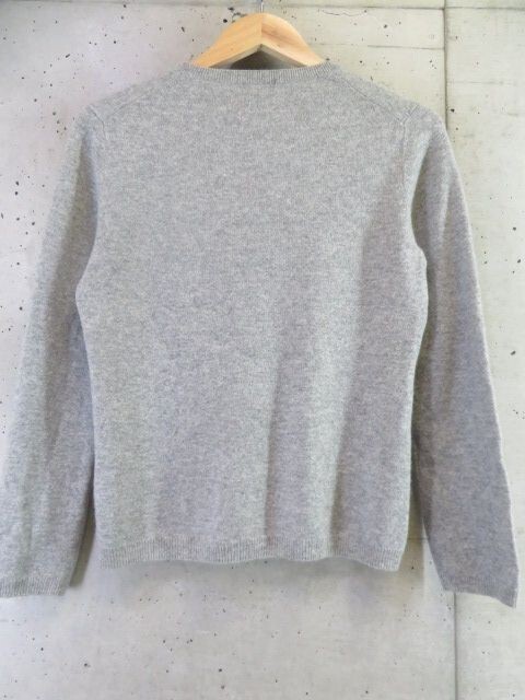 3011s6◆良品です◆カシミヤ100％◆PICONE ピッコーネ 刺繍 カシミヤニットセーター 38/カーディガン/ベスト/アンサンブル/ゴルフ/シャツ_画像6