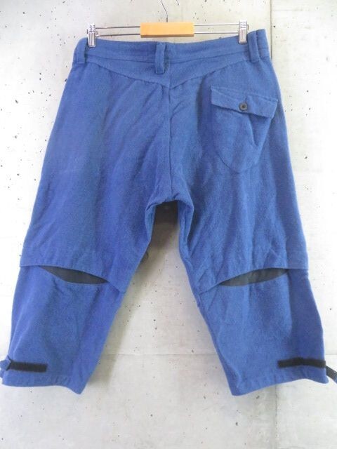 2111s20◆良品です◆88cm◆KATO' カトー Le Passe-temps Bleu ウール クロップドパンツ L/ジャケット/サイクリング/ロードバイク/シャツ_画像4